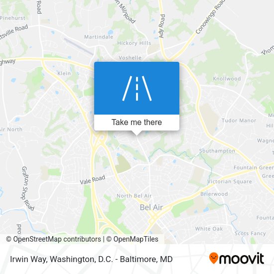 Mapa de Irwin Way