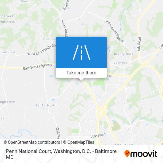Mapa de Penn National Court