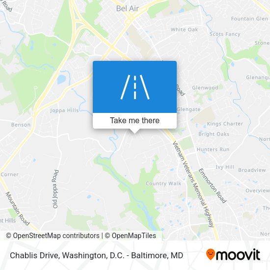 Chablis Drive map