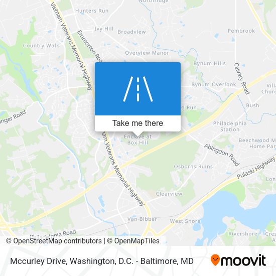 Mapa de Mccurley Drive