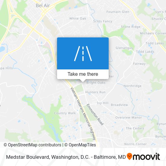 Mapa de Medstar Boulevard