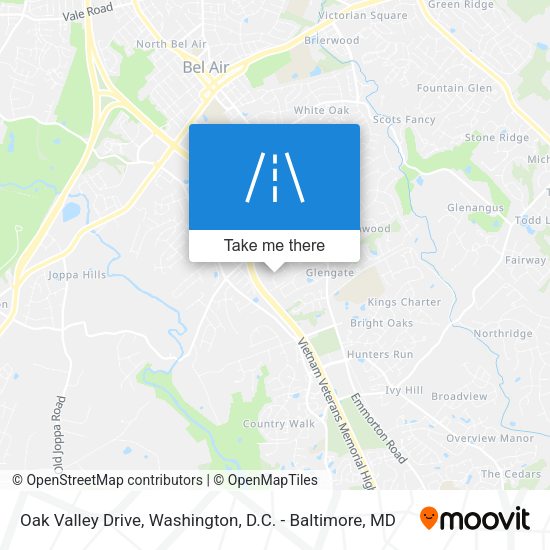 Mapa de Oak Valley Drive