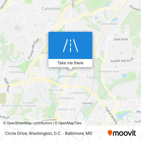 Circle Drive map