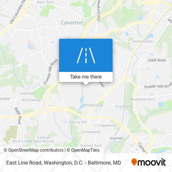 East Line Road map