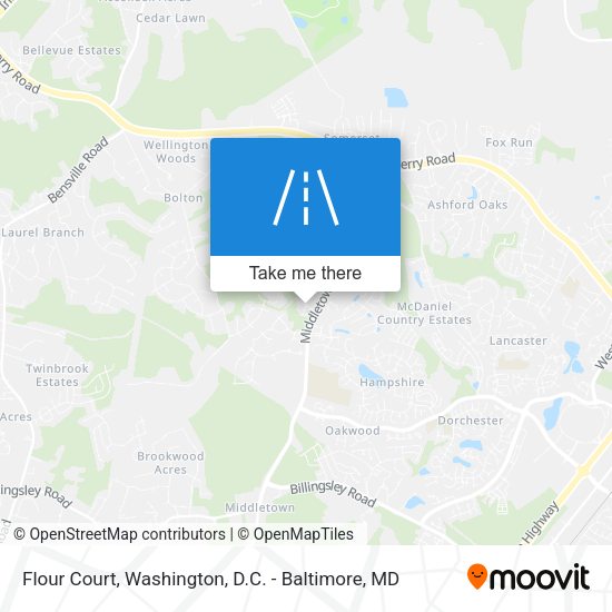 Mapa de Flour Court