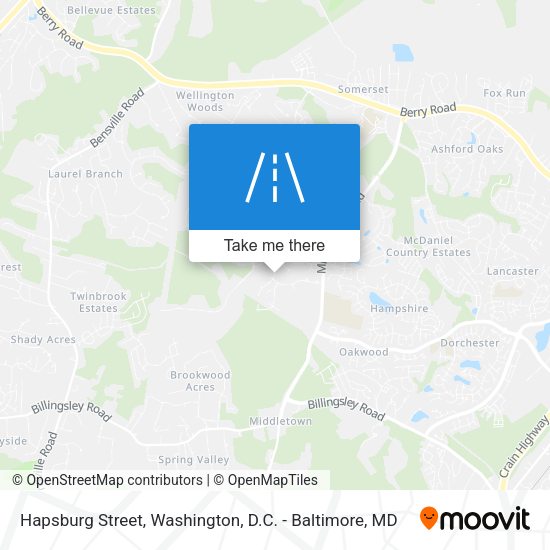 Hapsburg Street map