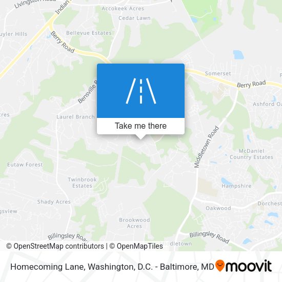 Mapa de Homecoming Lane
