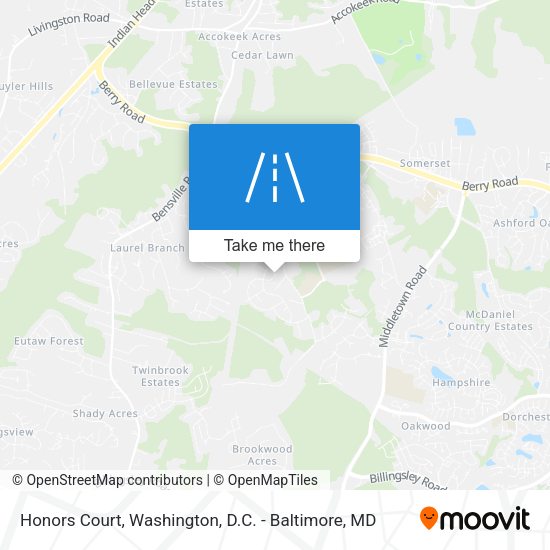 Honors Court map