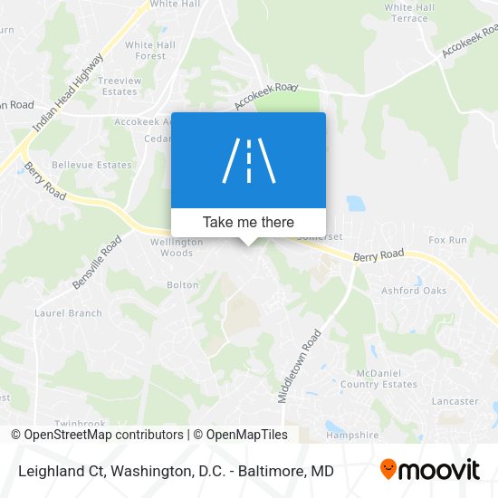 Mapa de Leighland Ct