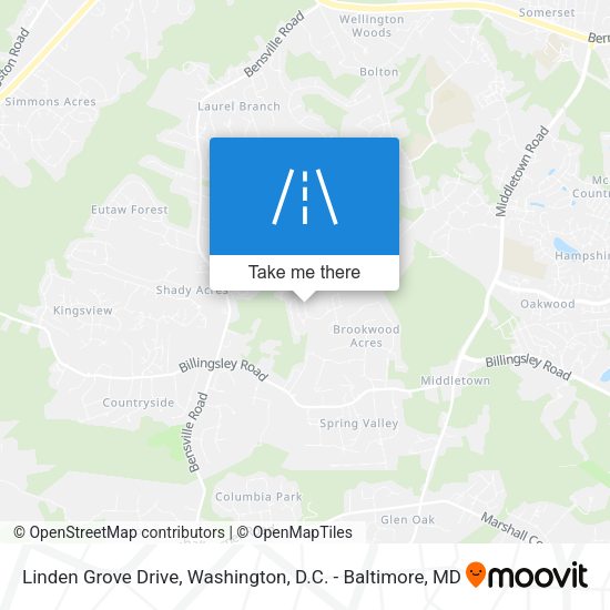 Linden Grove Drive map