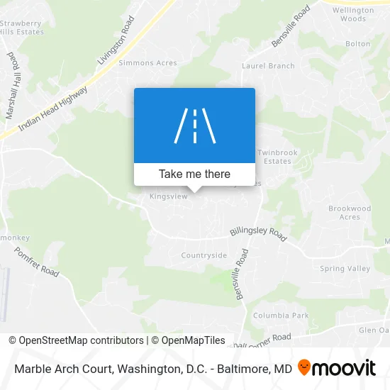 Marble Arch Court map