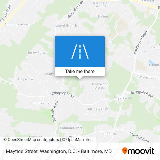 Maytide Street map