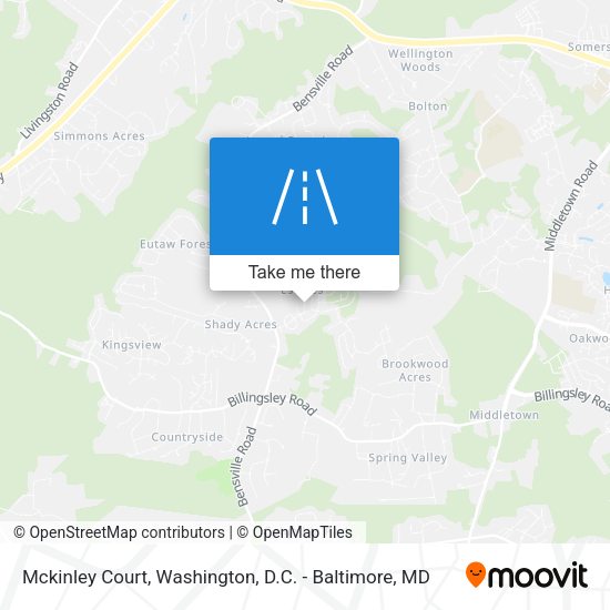 Mapa de Mckinley Court