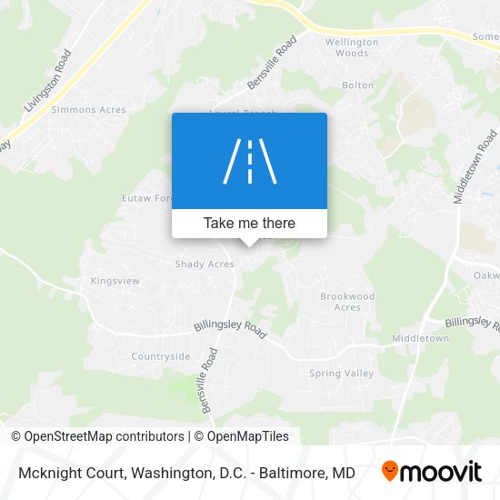 Mcknight Court map