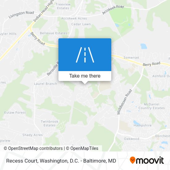 Recess Court map