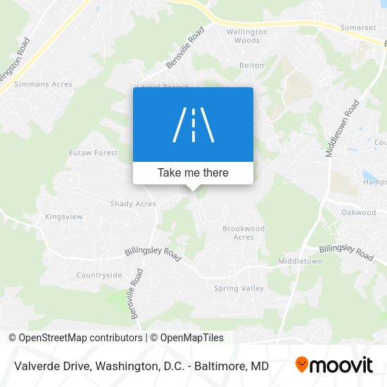 Mapa de Valverde Drive