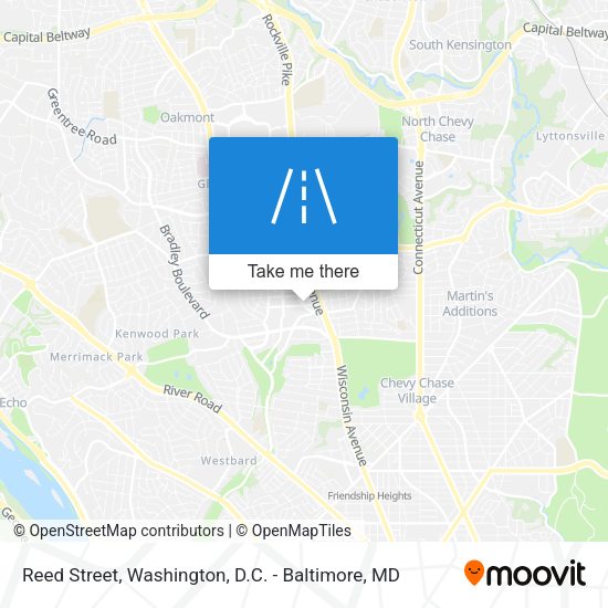 Reed Street map