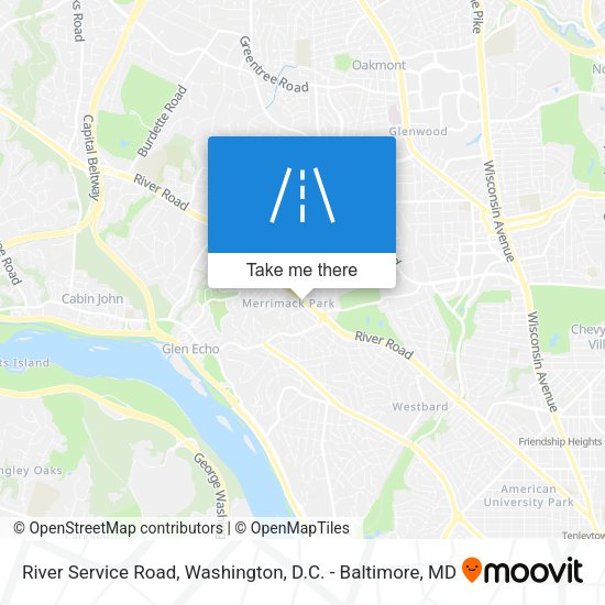 River Service Road map
