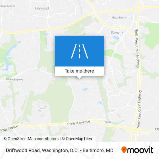 Driftwood Road map