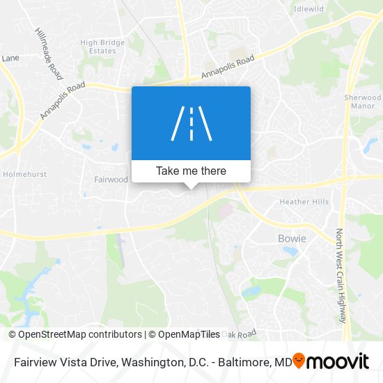 Fairview Vista Drive map