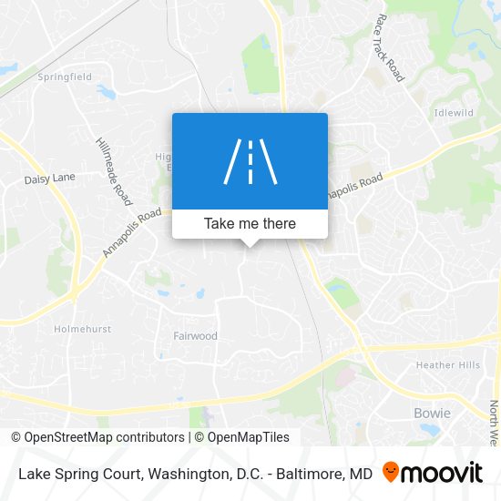 Lake Spring Court map