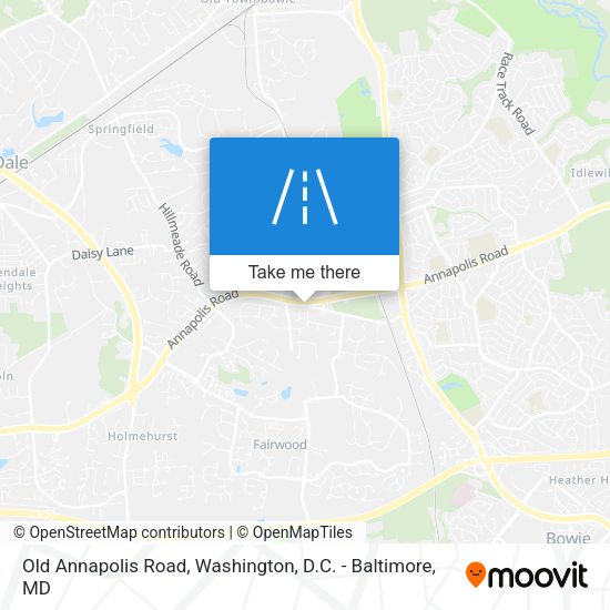 Old Annapolis Road map