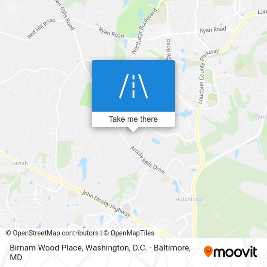 Birnam Wood Place map