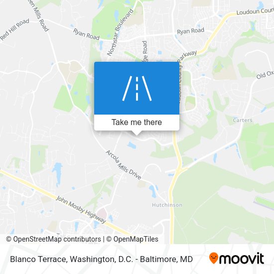 Blanco Terrace map