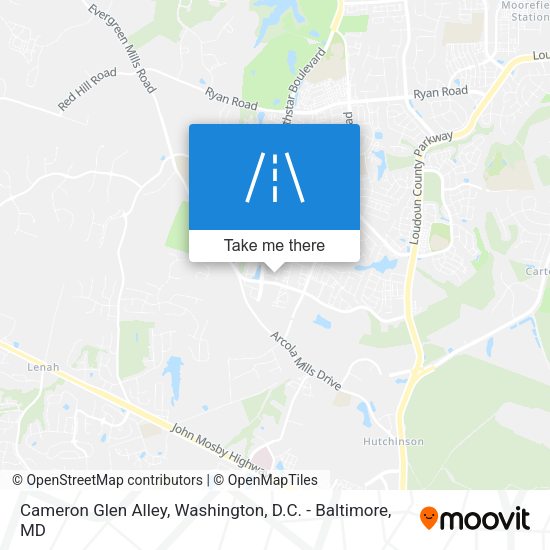 Mapa de Cameron Glen Alley