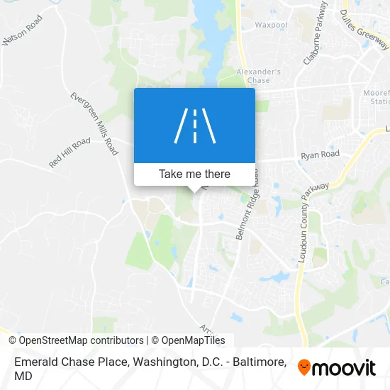 Emerald Chase Place map