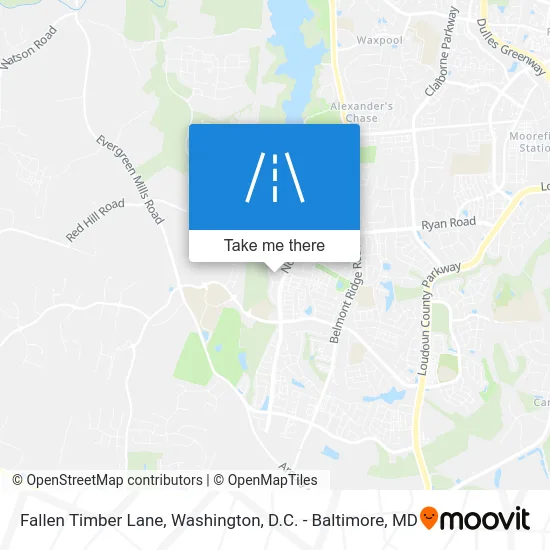 Fallen Timber Lane map