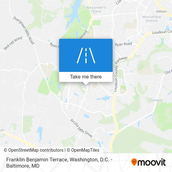 Franklin Benjamin Terrace map