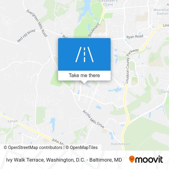 Ivy Walk Terrace map