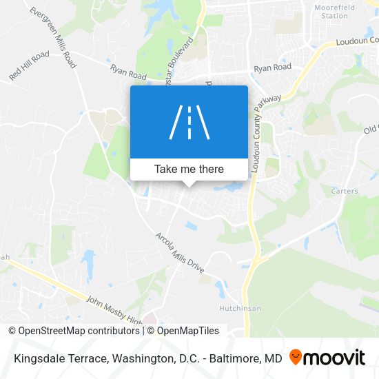 Kingsdale Terrace map