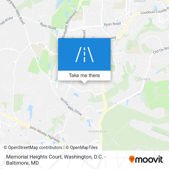 Memorial Heights Court map
