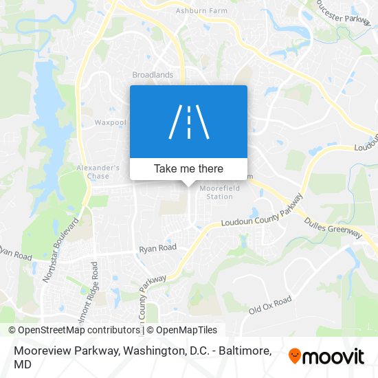 Mapa de Mooreview Parkway