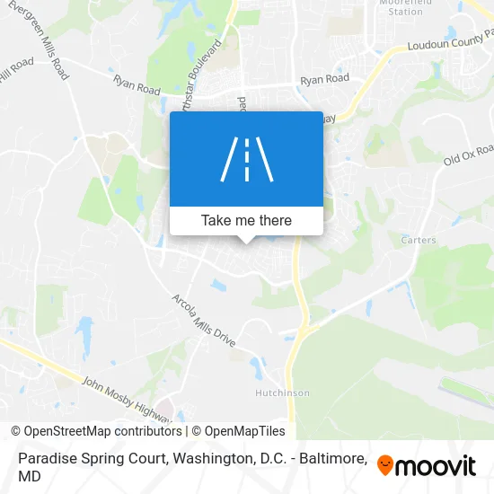 Paradise Spring Court map
