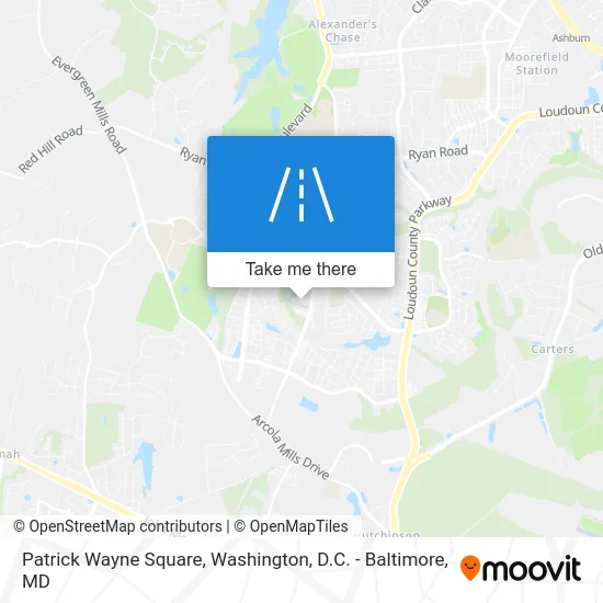 Patrick Wayne Square map