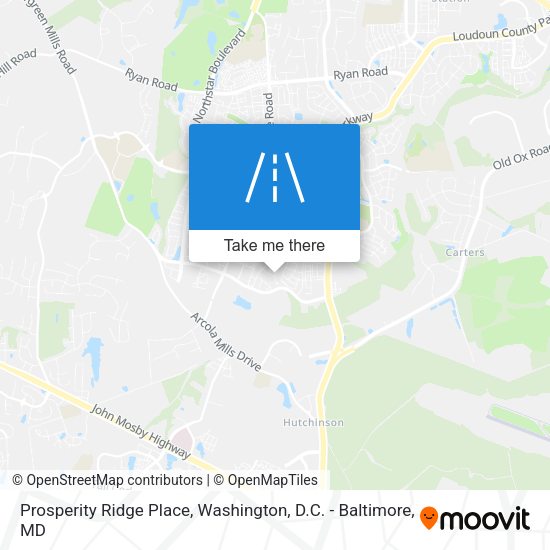 Prosperity Ridge Place map