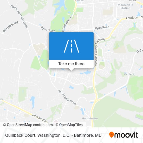 Quillback Court map
