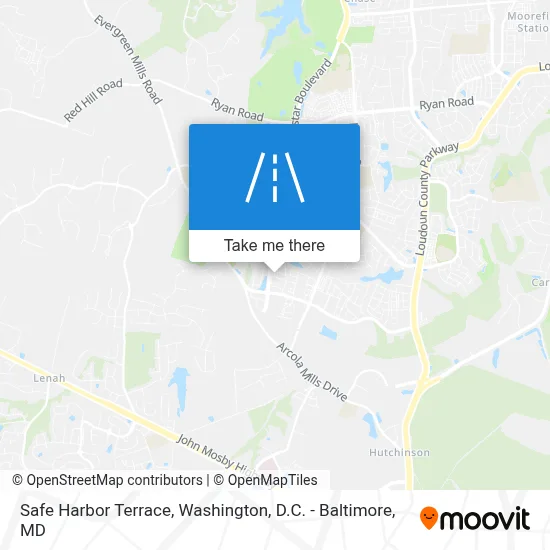 Safe Harbor Terrace map