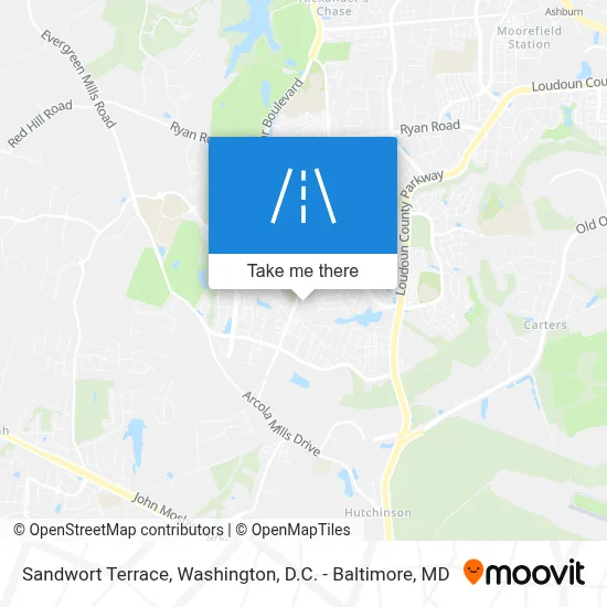 Sandwort Terrace map