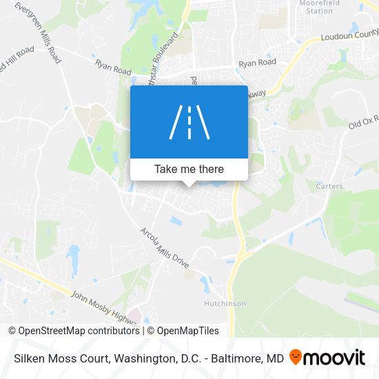 Mapa de Silken Moss Court