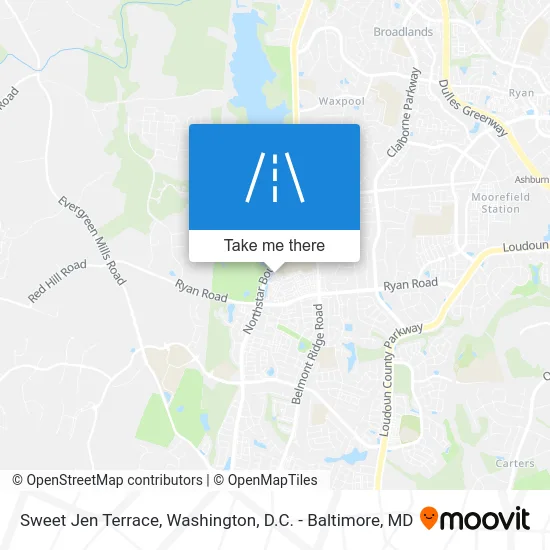 Sweet Jen Terrace map