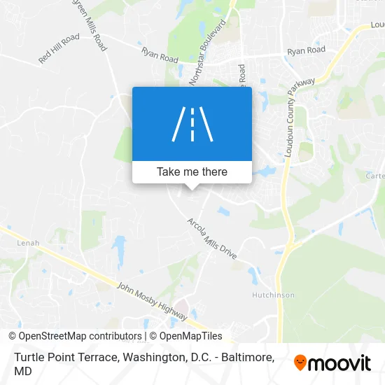 Turtle Point Terrace map