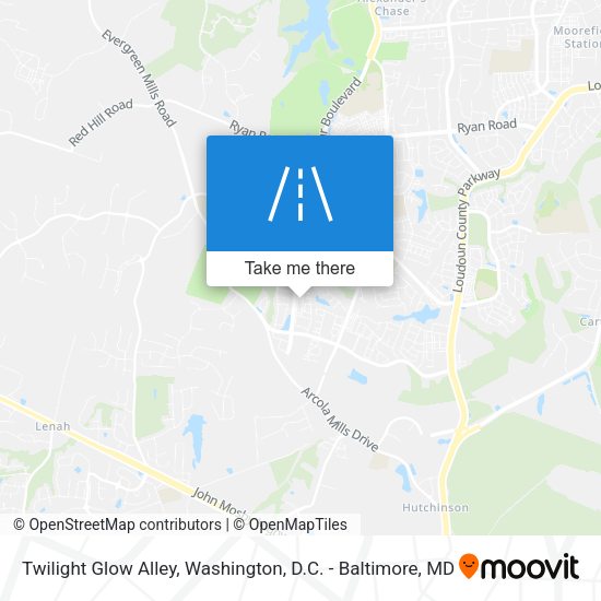 Twilight Glow Alley map