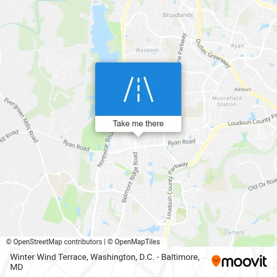 Winter Wind Terrace map