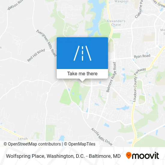 Wolfspring Place map