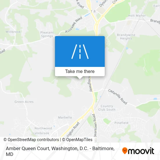 Amber Queen Court map