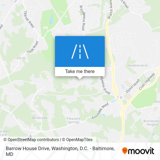 Mapa de Barrow House Drive